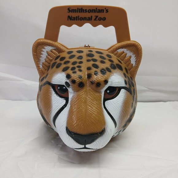 Smithsonian National Zoo Cheeta Storage Container / Lunch box / Pale - Picture 1 of 15